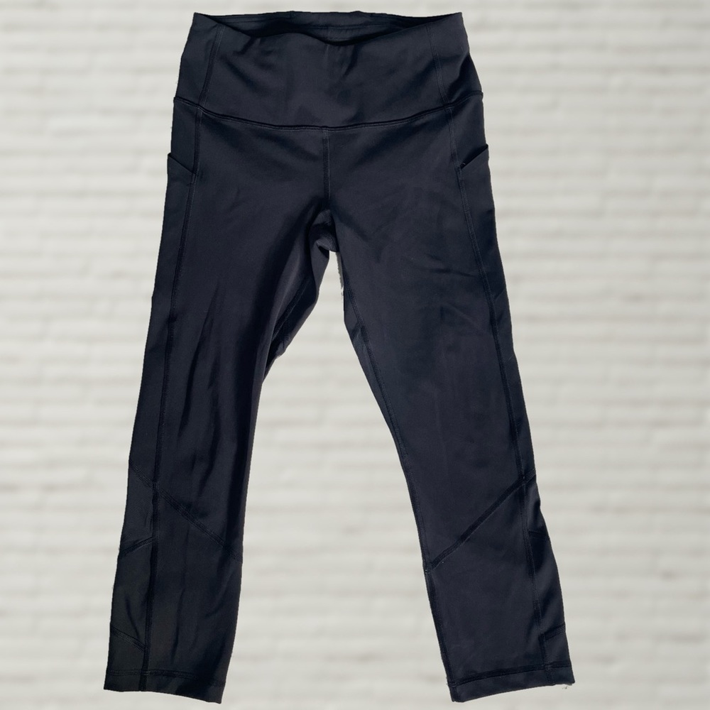 lululemon athletica Black Crop Leggings